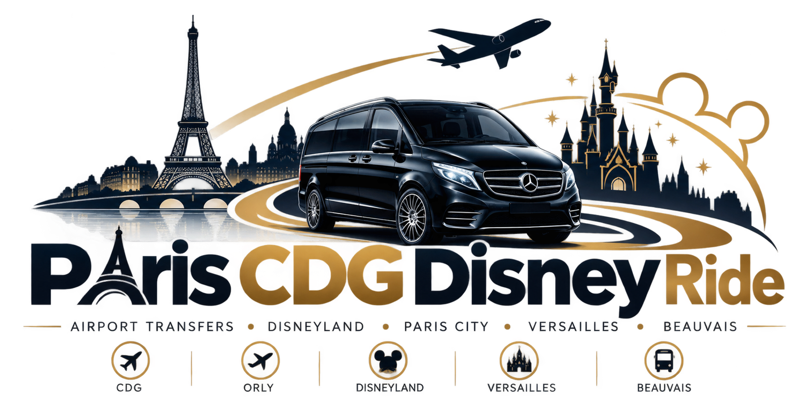 Paris CDG Disney Ride